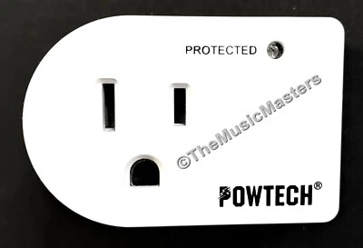 Single Outlet AC Wall Plug Surge Protector Power Suppressor 245 Joules 1875W 15A - Image 1 of 4
