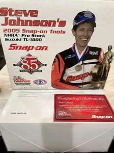 Steve Johnson’s 2005 Snap-On NHRA Pro Stock Suzuki TL-1000 85th Anniversary - Picture 1 of 6