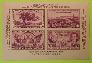 778 USA postfrischer Block Ausgabejahr 1936 - Bild 1 von 2