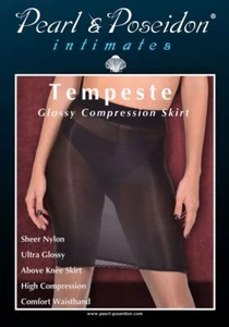 Tempeste - Glossy Compression Skirt with High Shine & Slick Handfeel - Picture 1 of 13