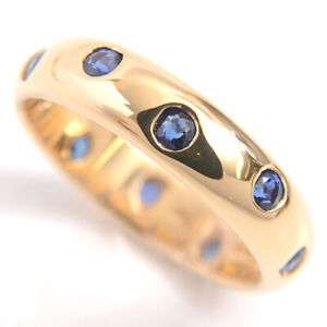 TIFFANY&Co Dot's sapphire ring yellow gold 750YG #130