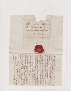1793. Revolution. Briefe. Gefängnis. Collège du Plessis. Paris. Gravelines. Rouen. - Bild 1 von 3