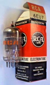 6EU7 NOS vacuum tube RCA dual triode - Picture 1 of 1