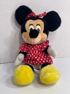 Vintage 1980s Disney Minnie Mouse Plush Toy - (13 Inches Tall) - Picture 1 of 7