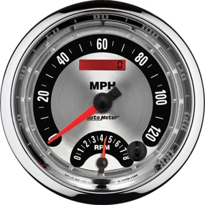 1295 AutoMeter American Muscle 5" Speedometer/Tachometer 120 MPH / 8,000 RPM - Bild 1 von 1