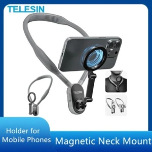 Soporte magnético de liberación rápida para montaje en cuello TELESIN para teléfono móvil iPhone 15 14 13 - Imagen 1 de 17