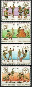 Cook Islands Stamp 700-703 - Scouting Year - Picture 1 of 1