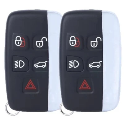 2x Reemplazar 5 Botones Smart Remote Key Shell Estuche para Land Rover Range Rover Sport Foto 1 de 4