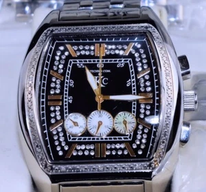 Diamond Time Piece Techno com by KC w/ Original Box & Links - Picture 1 of 8