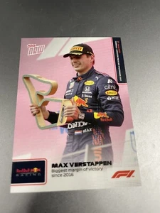 Max Verstappen Red Bull 2021 Topps Now Formula 1 F1 Card #23 Victory in Austria - Picture 1 of 5