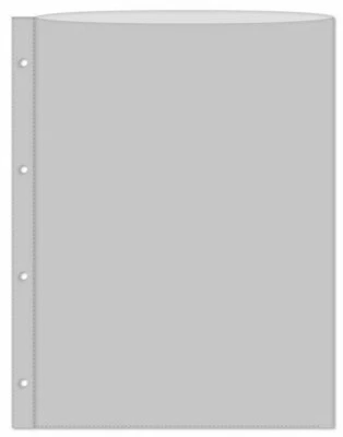 PS-HANDELSHAUS 10x A4 Prospekthülle / Sichthülle mit VOLUMEN, Stärke 160my transparent glatt