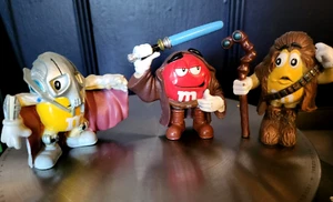 Lote de 3 figuras M&M 2005 Obewan Chewy y Gen. Grevious Starwars - Imagen 1 de 4