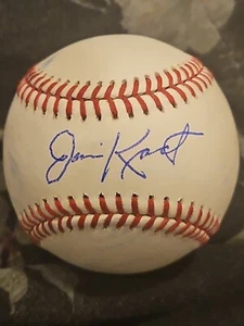 Jim Kaat Kitty signed GAME USED baseball autographed romlb official auto mlb - Picture 1 of 4