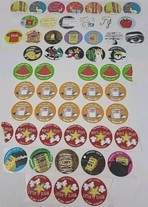 Huge Lot of 51 Trader Joe's Stickers Scratch and Sniff Some Very Old, Holiday - Picture 1 of 5