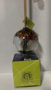 Vidrio artístico soplado a mano adorno bola de brujas 6"" KITRAS árbol de celebración - Imagen 1 de 5