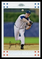2007 Topps Chrome  Jeremy Bonderman #73 White Refractor /660 Detroit Tigers