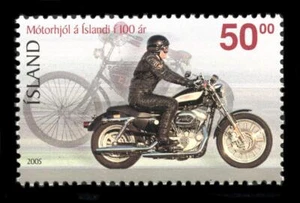 Iceland: 2005 First Motorcycle in Iceland Centennial (1056) MNH - Picture 1 of 1