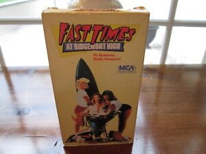 Fast Times at Ridgemont High VHS 1986  Phoebe Cates Jennifer SEAN Penn MCA
