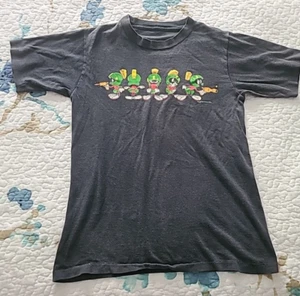 Belton USA Marvin The Martian 1993 Faded Black Tee Size Small, Single Stitch - Picture 1 of 10