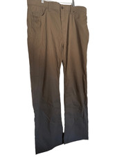 New Prana Men's Mud Brown Straight Slim Fit Full Length Denim Jeans Size 40