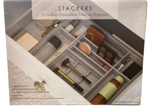 STACKERS Blush Expandable Makeup Jewellery Slider Drawer Organsiser 40-67cm - Bild 1 von 3