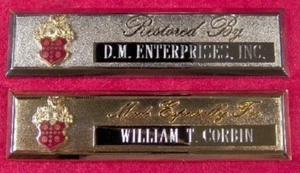 PACKARD CREST - CUSTOM ENGRAVED DASH PLAQUE - Bild 1 von 1