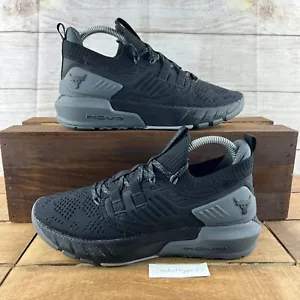 Under Armour Project Rock 3 nero grigio 3023005-001 scarpe da allenamento donna taglia 8 - Foto 1 di 10