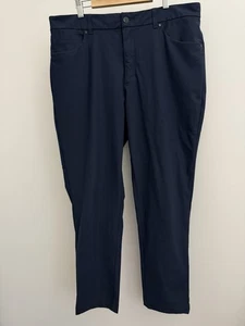 VRST Limitless Slim Fit 5 Pocket Pants Men's Blue 36x30 Performance Golf Casual - Picture 1 of 6