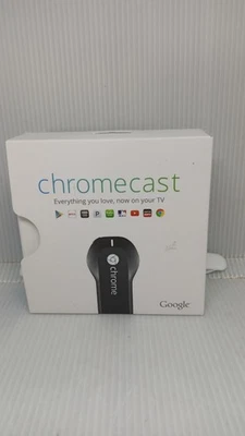 Chromecast Google TV HD Live Streaming Media Player Untested - Image 1 of 4