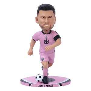 Lionel Messi Inter Miami CF Superstar Series 5 pollici Mini Bobblehead MLS calcio - Foto 1 di 1