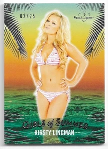 2025 BENCHWARMER GIRLS OF SUMMER KIRSTY LINGMAN SILVER FOIL BASE CARD # 030 /25 - Imagen 1 de 2
