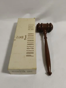 Vintage Drueke Presentation Gavel #91 W Box Union Meetings Council Meetings - Picture 1 of 6
