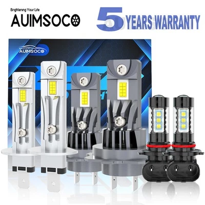 For Volkswagen Amarok Crew Cab Pickup 2011-2017 LED Headlight Fog Light Bulbs 6x - Image 1 of 4