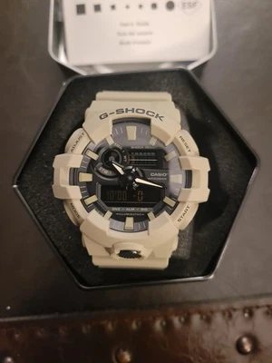 Аналоговые цифровые желтовато-коричневые мужские часы Casio G-Shock серии GA-700 GA700UC 5A - Изображение 1 из 4