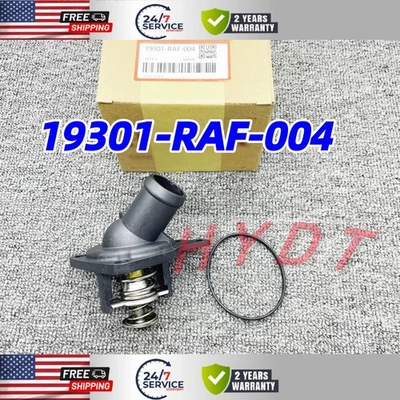 19301-RAF-004 NEW Engine Coolant Thermostat Assembly For Honda Acura TSX ILX USA - Imagem 1 de 4