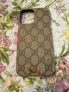 GUCCI IPHONE 13 PRO MAX PHONE CASE Very Good Condition - Zdjęcie 1 z 5