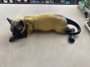 Estatuilla de gato siamés vintage - Imagen 1 de 3