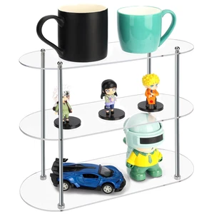 Przezroczysty stojak akrylowy - organizer akrylowy - 30,5 x 12 x 25,6cm 3-pak - Zdjęcie 1 z 7