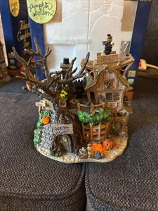 Lemax Spooky Town Witch’s Lair Lighted House & Sounds Halloween See Description - Picture 1 of 13