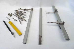 Vintage British Thornton Beam Compass/Trammels Technical Drawing Compasses etc - Picture 1 of 8