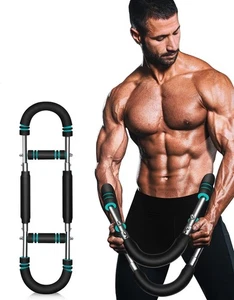 3 Stufen Twister Armtrainer Brusttraining, Power Twister Bar, Muskelaufbau 50kg - Bild 1 von 20