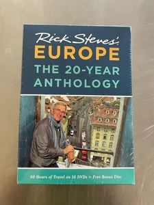 NEW Rick Steves’ Europe The 20-Year Anthology (DVD, 2019, 17-Disc Set) SEALED - Foto 1 di 5