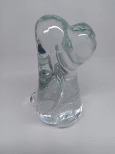 Crystal Art Glass Dog Beagle Hound Figurine Long Ears Collectible Paperweight 4" - Picture 1 of 8