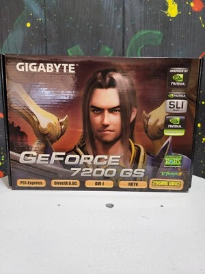 Open Box GIGABYTE GeFORCE 7200 GS NX72G series GRAPHICS ACCELERATOR - Image 1 of 4