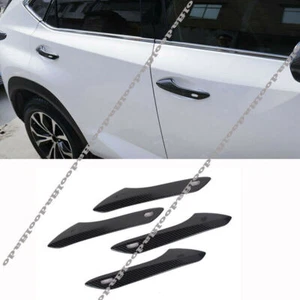 For Lexus RX350 350L 450h 450L 2016-22 Carbon fiber Side Door Handles Cover Trim - Picture 1 of 7