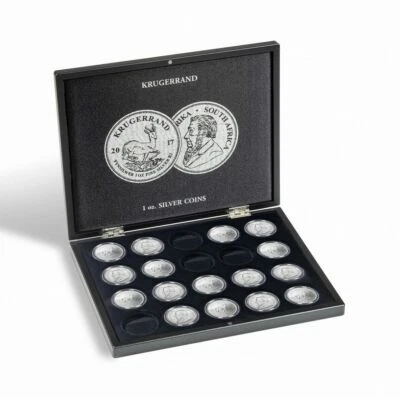 LEUCHTTURM Münzkassette "Volterra" für 20 Krügerrand Silberunzen in Kaps. 361478