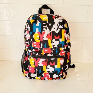 DISNEY PARKS EXCLUSIVE  Mickey Mouse Motif 16" Backpack Full Size READ - Picture 1 of 17