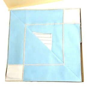Juego de servilletas vintage de 30 x 30 de mantel para tarjetas MCM de anfitriona Nuevo de Lote Antiguo - Imagen 1 de 4