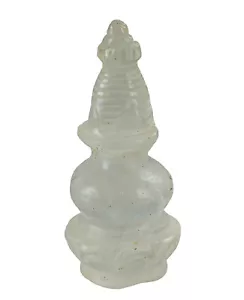 Stupa Statue Bouddhiste tibétain Cristal de roche quartz 7.1 cm Népal 9209 - Imagen 1 de 4
