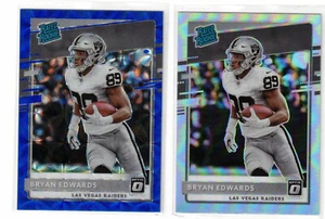 2020 Donruss Optic #178 Bryan Edwards 2 ROOKIE LOT PRIZM X 2 - Picture 1 of 2